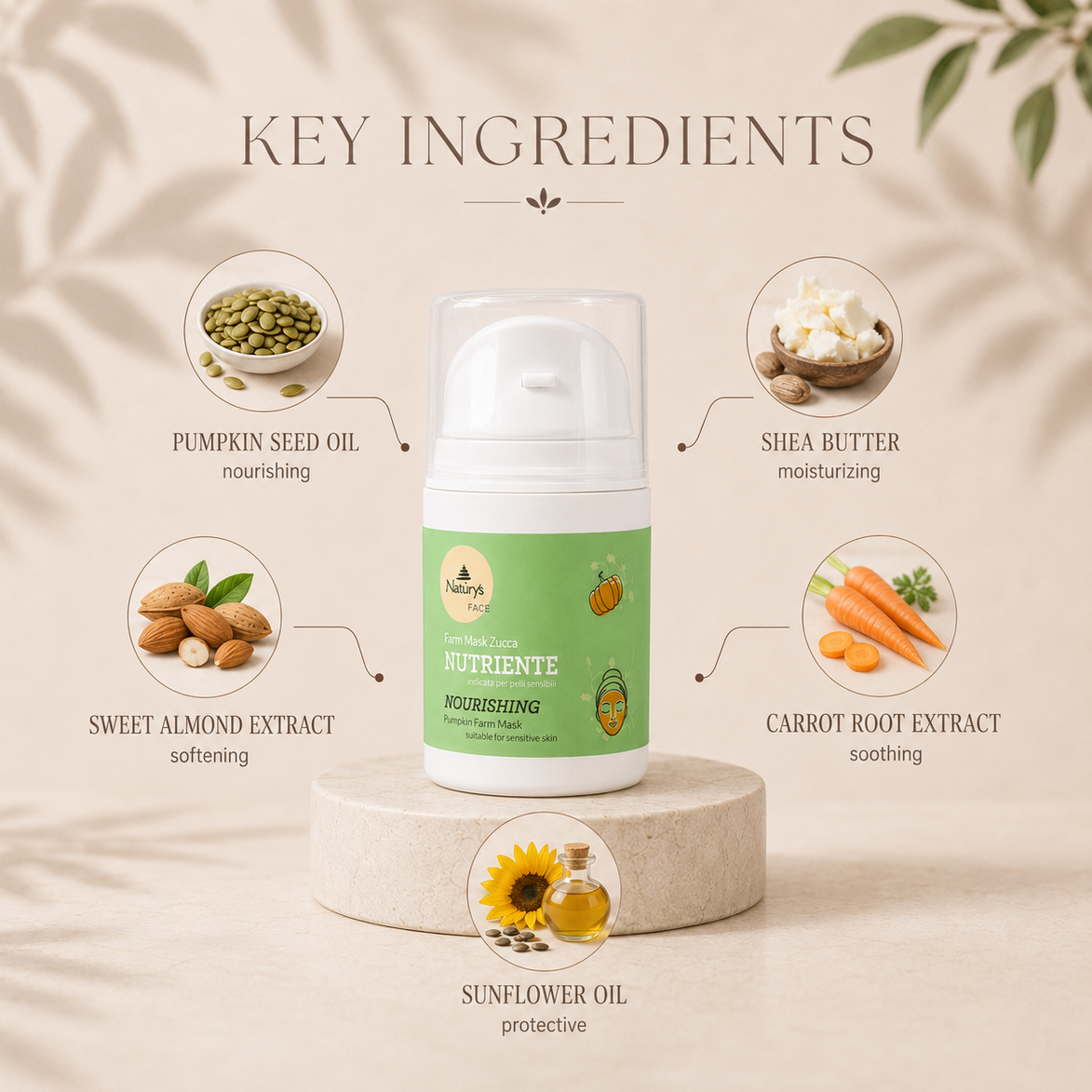 Pumpkin Face Mask – Sensitive – 50ml
