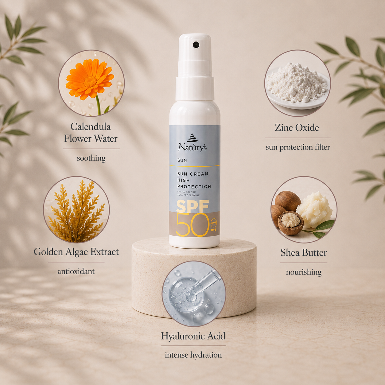 Sun Cream High Protection SPF 50 – 100ml