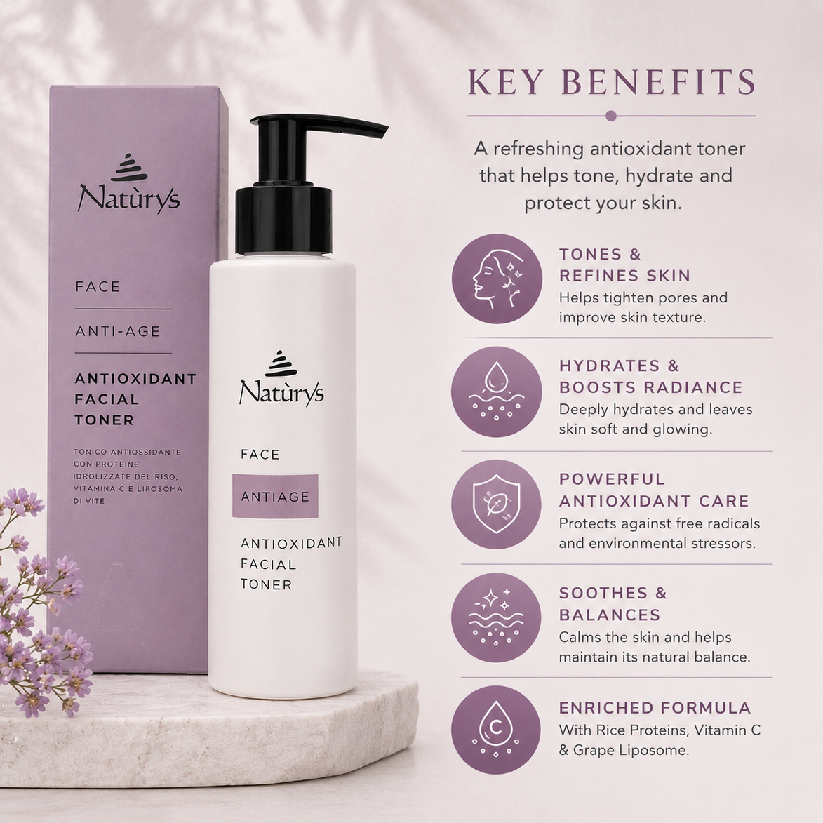 Antioxidant Facial Toner – 150ml