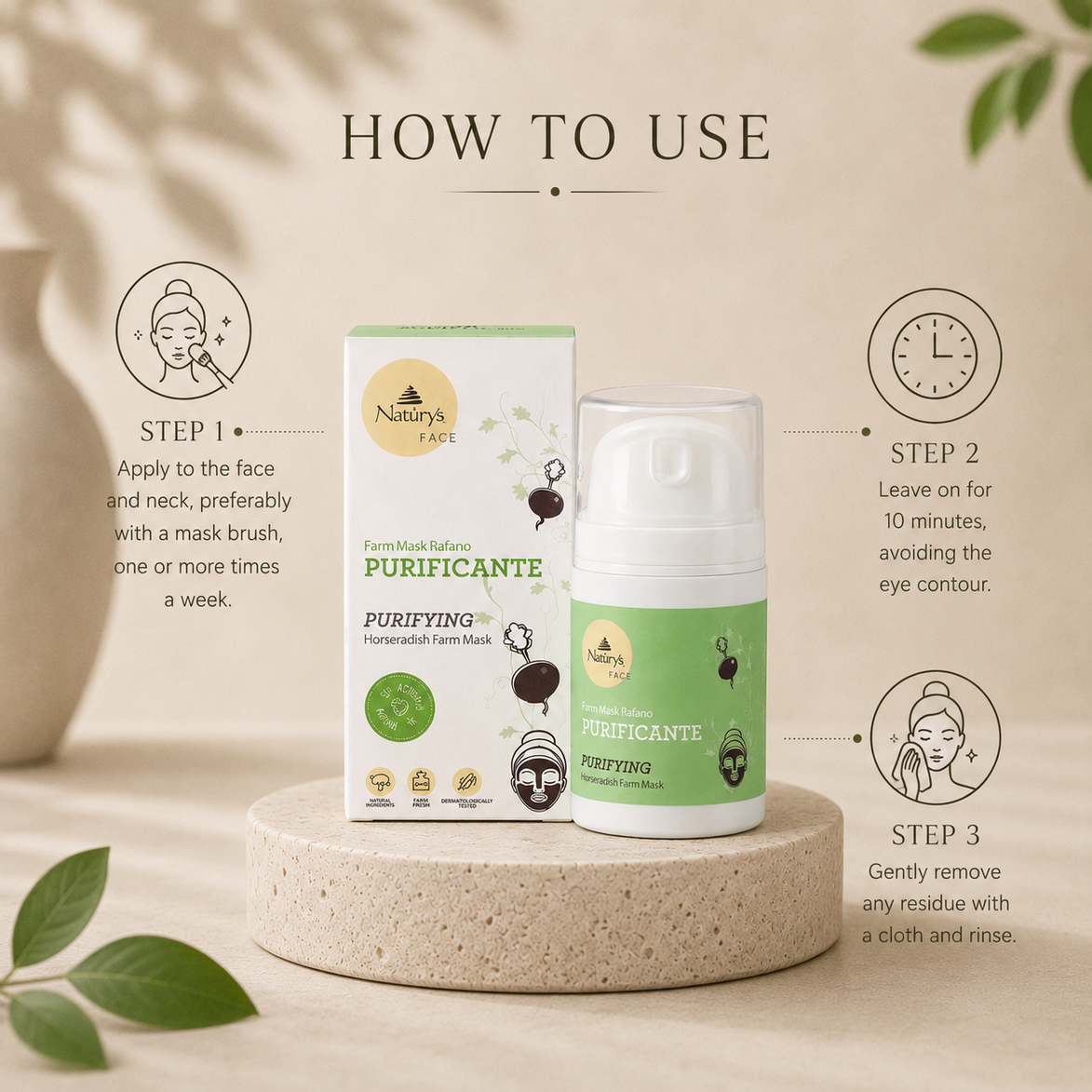 Horseradish Face Mask – Purifying – 50ml