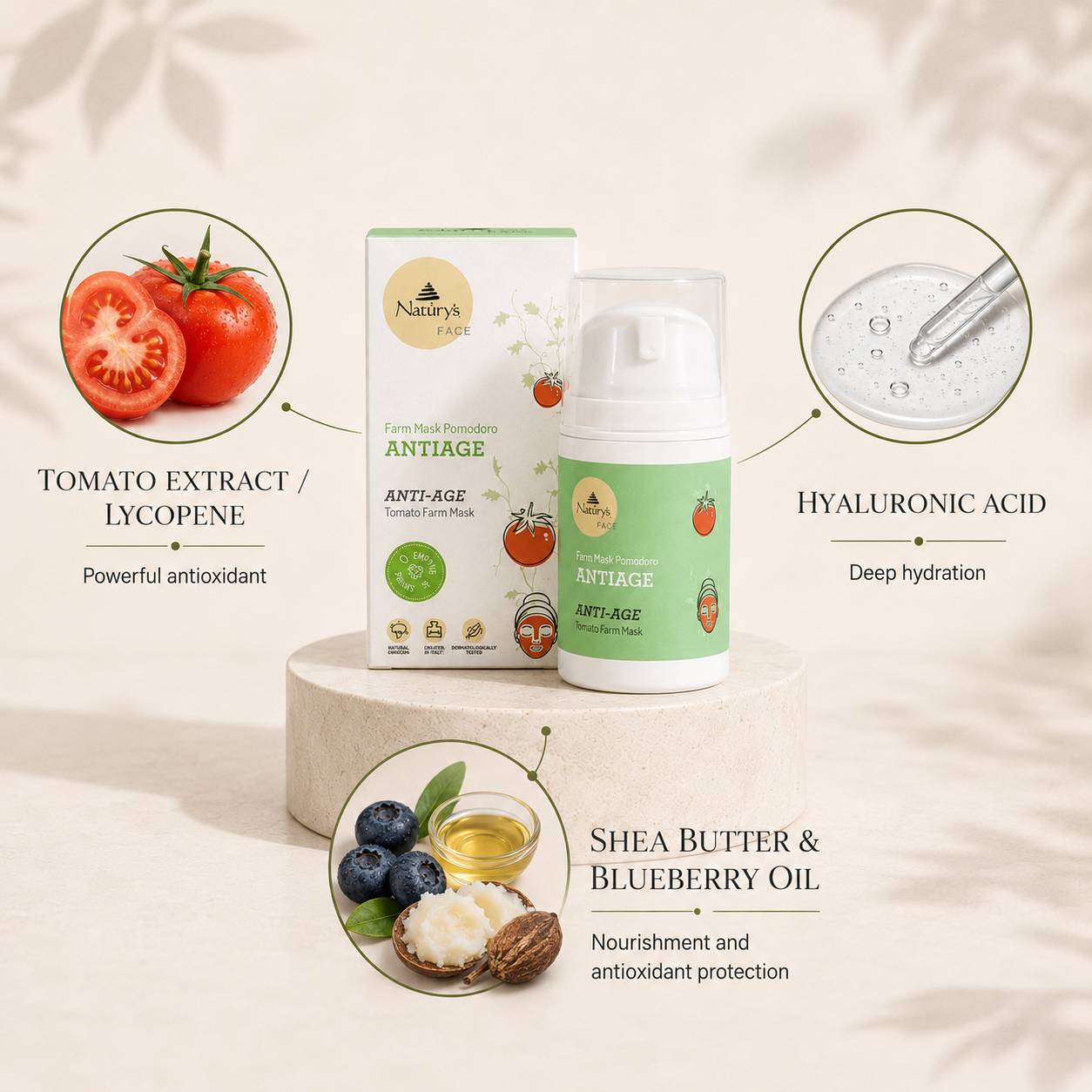 Tomato Face Mask – Anti-Age – 50ml