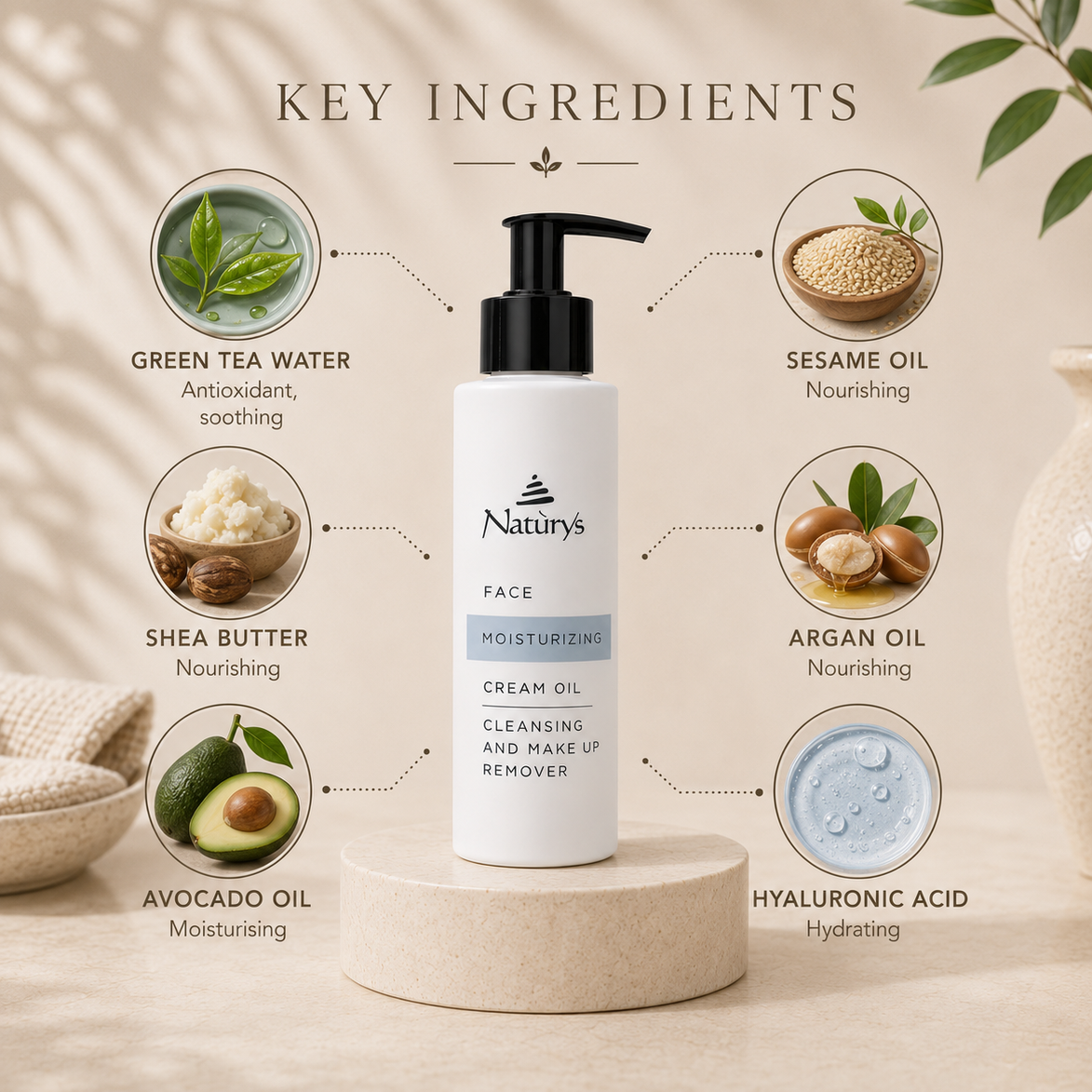 Cream Oil Cleansing & Make-Up Remover – 150ml